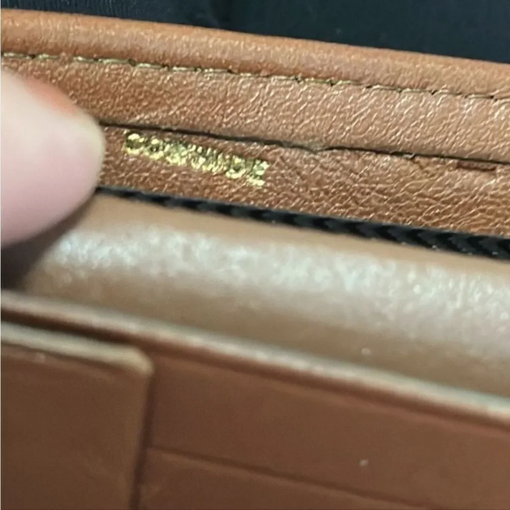 ROLFS Cowhide Leather Wallet From Montgomery Ward Dept Store 70's Vintage New